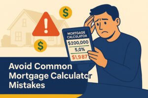 common mistakes when calculating mortgage payments